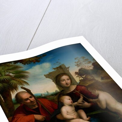 The Rest on the Flight into Egypt with St. John the Baptist, c.1509 by Fra (1472-1517) Bartolomeo