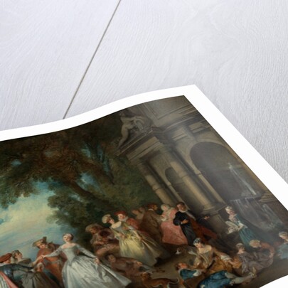 Dance before a Fountain, c.1724 by Nicolas Lancret