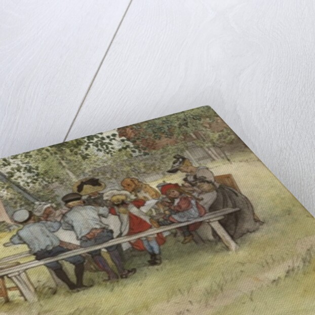 Breakfast under the Big Birch by Carl Larsson