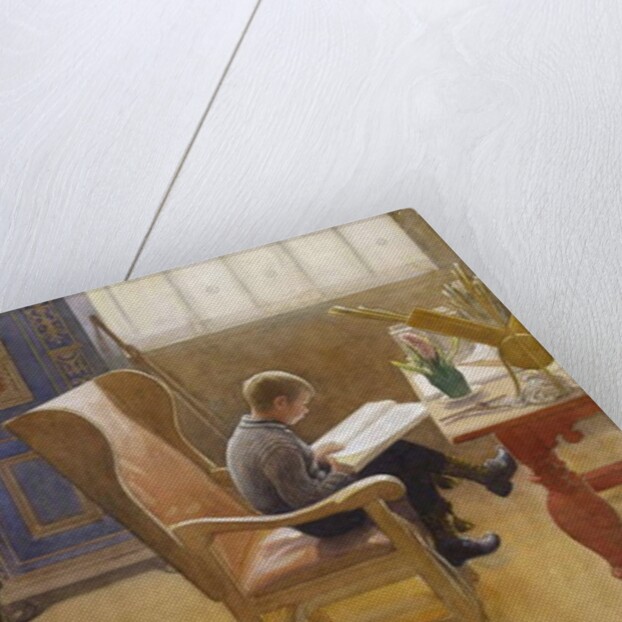 Esbjorn in the Study Corner, 1912 by Carl Larsson