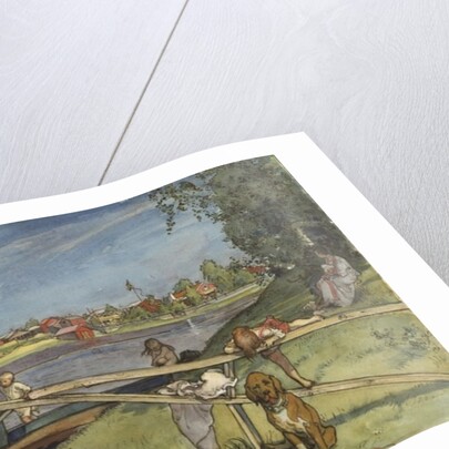 A Pleasant Bathing Place by Carl Larsson