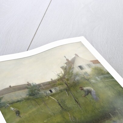 The Old Man and the Nursery Garden by Carl Larsson