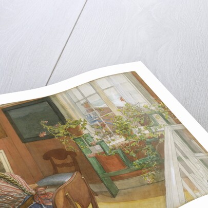 Letter-writing, 1912 by Carl Larsson