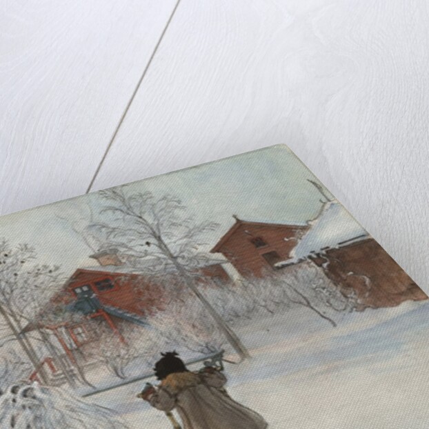 The Yard and Wash-House by Carl Larsson