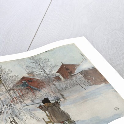 The Yard and Wash-House by Carl Larsson