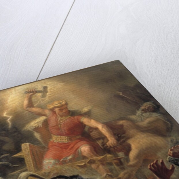 Thor's Fight with the Giants, 1872 by Marten Eskil Winge