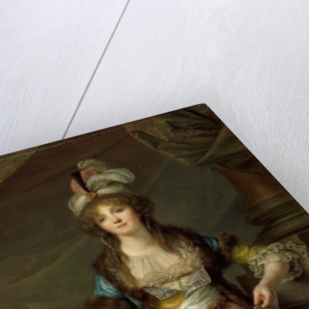 Portrait of a Lady in Turkish Fancy Dress, c.1790 by Jean Baptiste Greuze