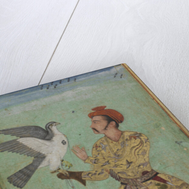 Prince With a Falcon, c.1600-5 by Mughal School