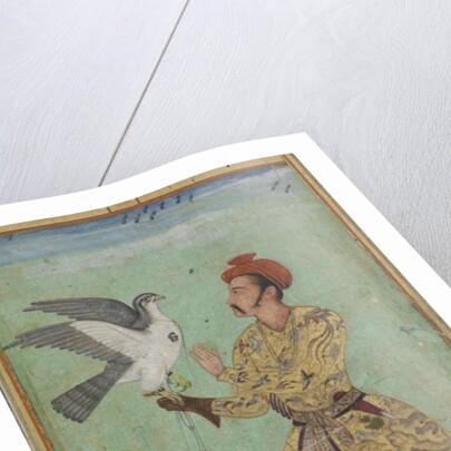Prince With a Falcon, c.1600-5 by Mughal School