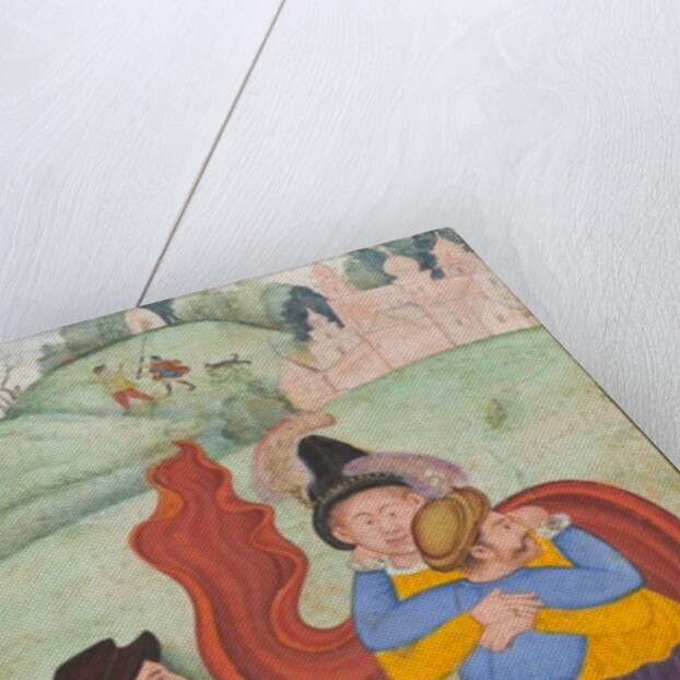 Europeans Embracing, c.1590 by Mughal School