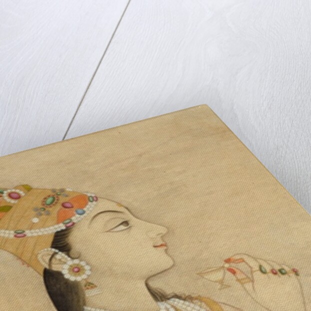 Idealized Portrait of the Mughal Empress Nur Jahan by School Mughal