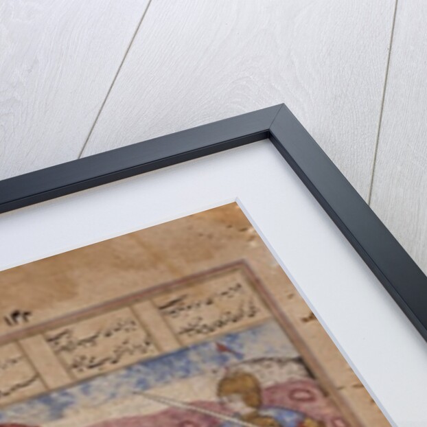 Meeting of Warriors, 1620-25 by Mughal School