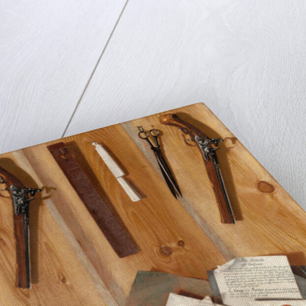 Trompe l'oeil, 1737 by Carl Hofverberg