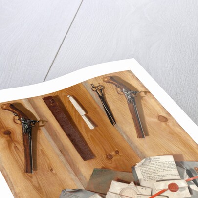 Trompe l'oeil, 1737 by Carl Hofverberg