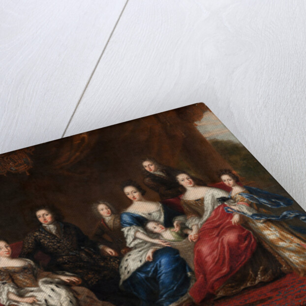 Charles XI’s family with relatives from the duchy Holstein-Gottorp, 1691 by David Klocker Ehrenstrahl