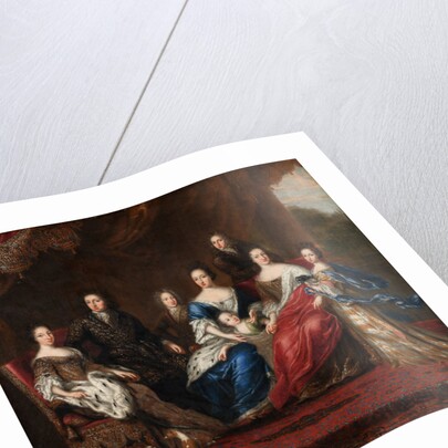 Charles XI’s family with relatives from the duchy Holstein-Gottorp, 1691 by David Klocker Ehrenstrahl