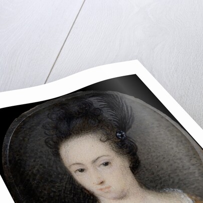 Miniature of Hedvig Sofia, Princess of Sweden, c.1700 by David von Krafft