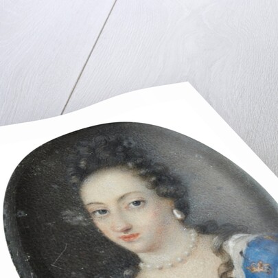 Miniature of Queen Ulrika Eleonora the Elder of Sweden, c.1680 by Unknown Artist