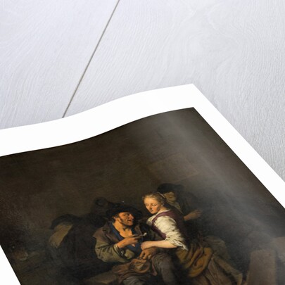 Young Couple in a Tavern, 1661 by Cornelis Bega