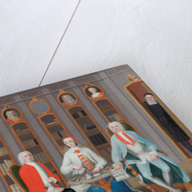 The Stenbock family in their library at Rånäs, c.1740 by Carl Fredrik Svan