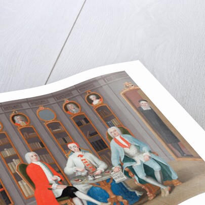 The Stenbock family in their library at Rånäs, c.1740 by Carl Fredrik Svan