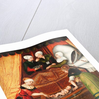 Birth of the Virgin Mary by Lucas the Elder Cranach