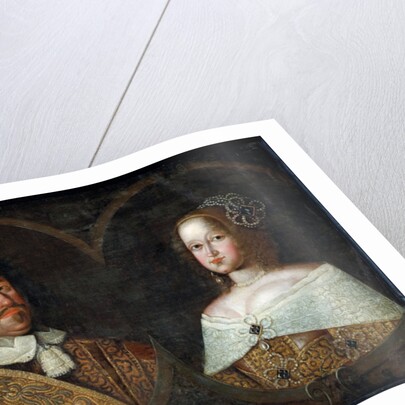 Frederick III of Denmark and his wife Sofia Amalia of Brunswick-Lyneburg, c.1643 by Unknown Artist