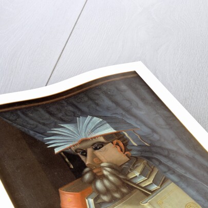 Portrait of a librarian, c.1566. by Giuseppe Arcimboldo