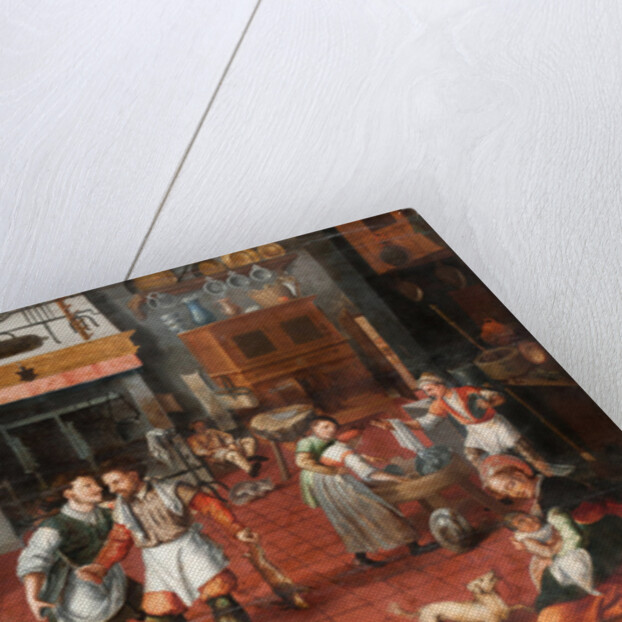 Kitchen Interior, c.1565 by Maerten van Cleve