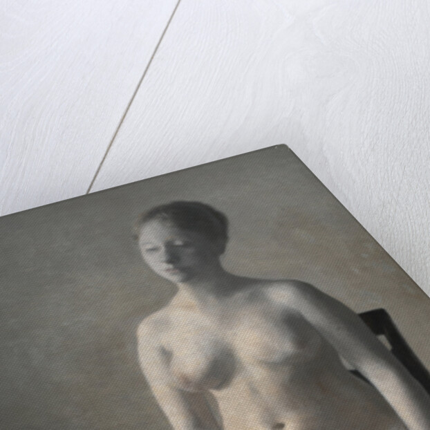 Nude female model, 1889 by Vilhelm Hammershoi