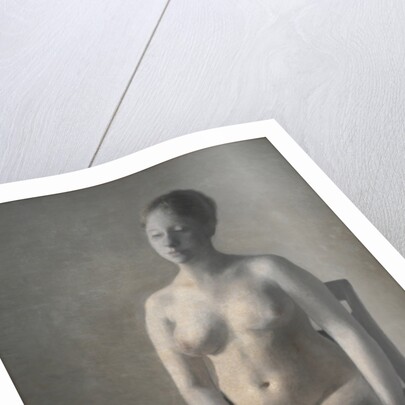 Nude female model, 1889 by Vilhelm Hammershoi
