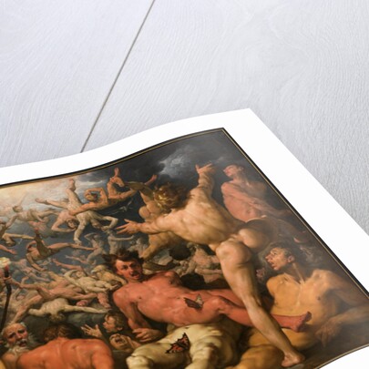 The Fall of the Titans, 1588-90 by Cornelis Cornelisz. van Haarlem
