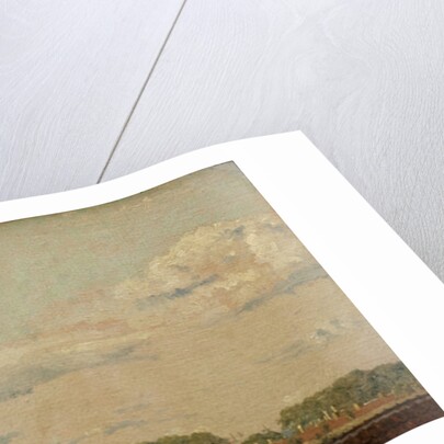 View from a window in Toldbodvej looking towards the Citadel, c.1833 by Christen Schjellerup Kobke