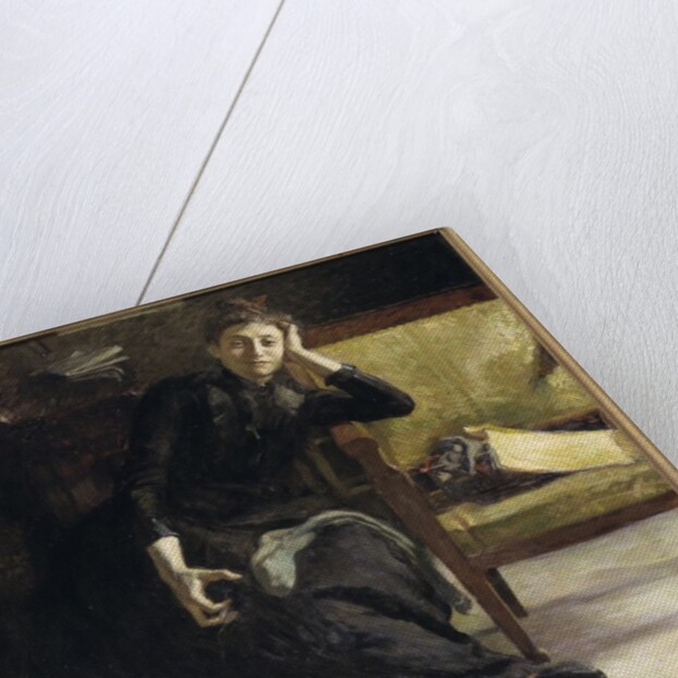 Portrait of the Swedish painter Eva Bonnier, 1889 by Sven Richard Bergh