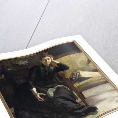 Portrait of the Swedish painter Eva Bonnier, 1889 by Sven Richard Bergh