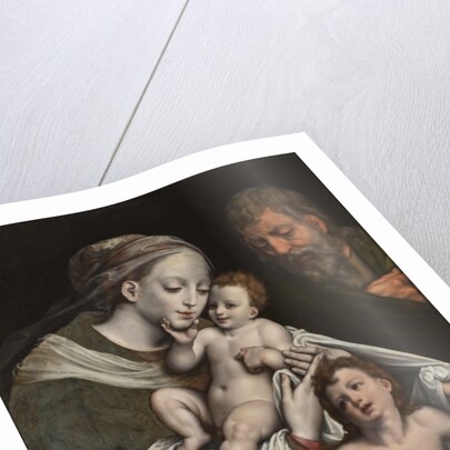 The Holy Family with the Infant St John by Cornelis van Cleve