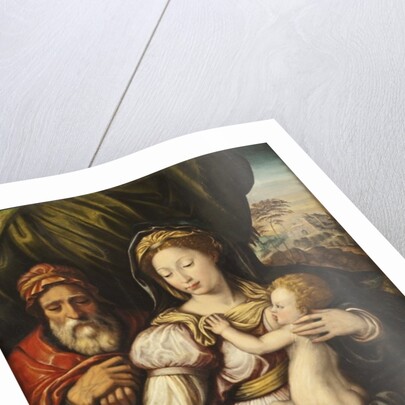 The Holy Family with the Infant St John by Italian School