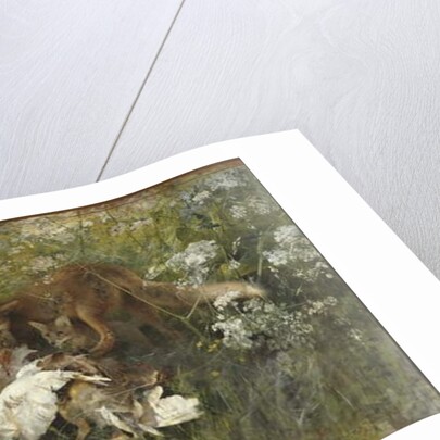 A Fox Family, 1886 by Bruno Andreas Liljefors