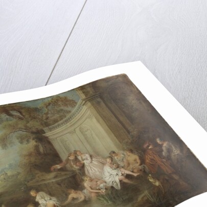 Bathers in a Park by Jean-Baptiste Joseph Pater