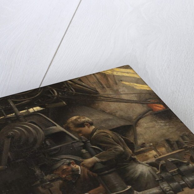 Un Patron or The lesson of the Apprentice, 1888 by Jean Eugene Buland