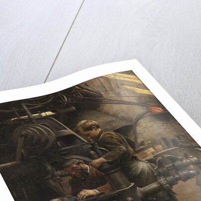 Un Patron or The lesson of the Apprentice, 1888 by Jean Eugene Buland