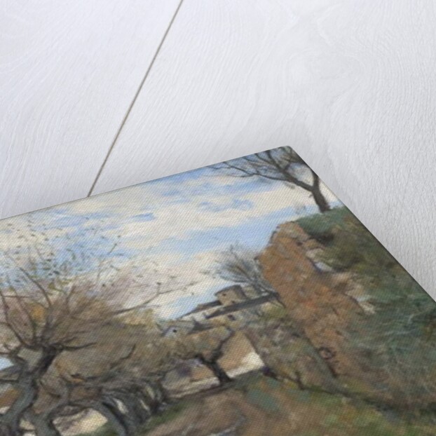 A Street in Frejus, 1878 by Knut Axel Lindman