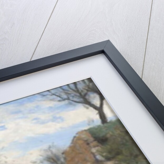 A Street in Frejus, 1878 by Knut Axel Lindman