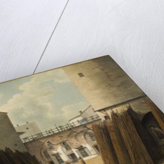 The old iron scales at Slussen, Stockholm, c.1820-30 by Johan Fredrik Julin