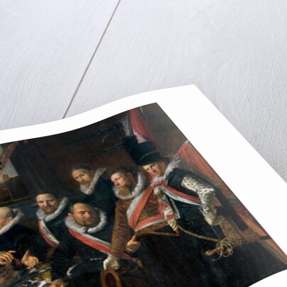 A Banquet of the Officers of the St. George Militia Company, 1616 by Frans Hals