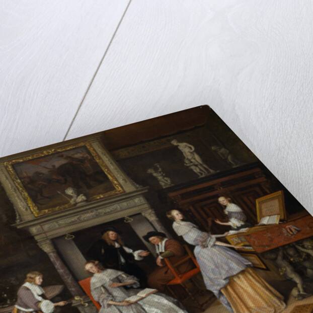 Fantasy Interior with Jan Steen and the Family of Gerrit Schouten by Jan Havicksz. Steen