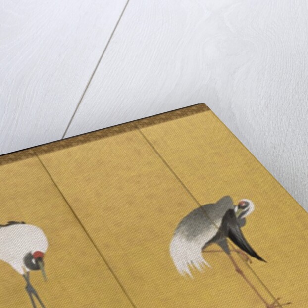 Cranes, An'ei Period, 1772 by Maruyama Okyo