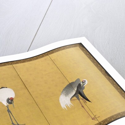 Cranes, An'ei Period, 1772 by Maruyama Okyo