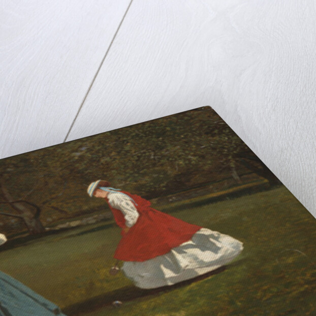 A Game of Croquet, 1866 by Winslow Homer