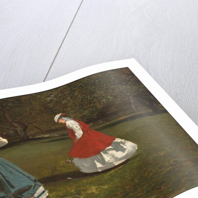 A Game of Croquet, 1866 by Winslow Homer